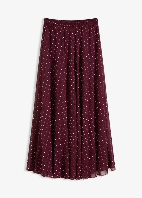 Jupe en mousseline, effet froissé, bonprix