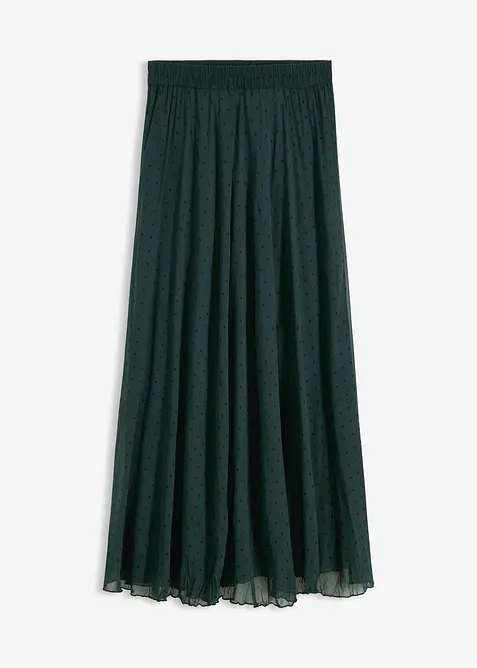 Jupe en mousseline, effet froissé, bonprix