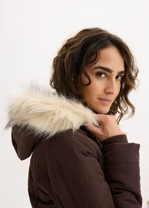 Manteau matelassé avec ceinture, bonprix