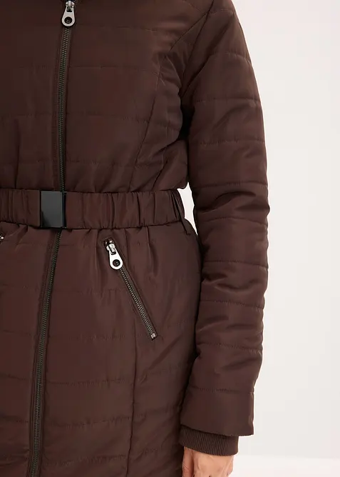 Manteau matelassé avec ceinture, bonprix