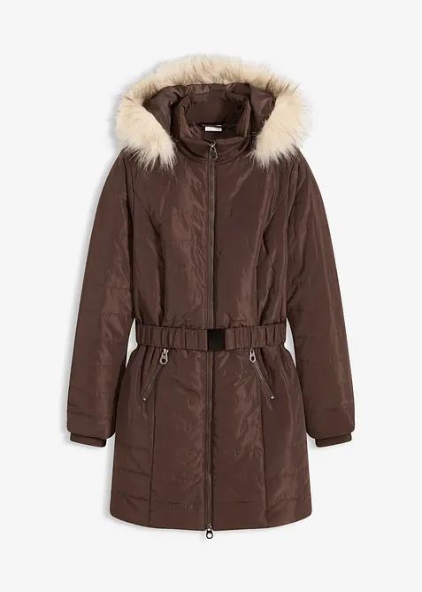 Manteau matelassé avec ceinture, bonprix
