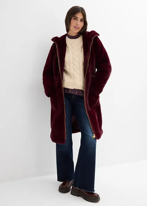 Manteau peluche, bonprix
