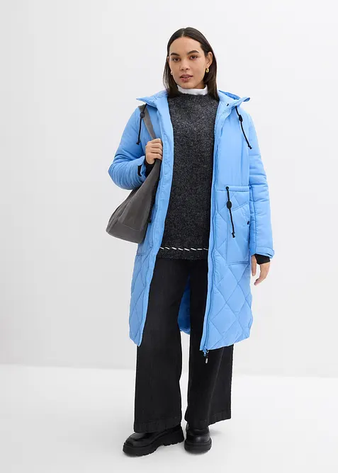 Manteau matelass&eacute; avec d&eacute;tails r&eacute;fl&eacute;chissants, bonprix