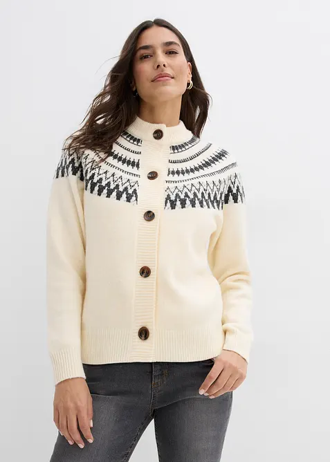 Gilet en maille norv&eacute;gien, bonprix
