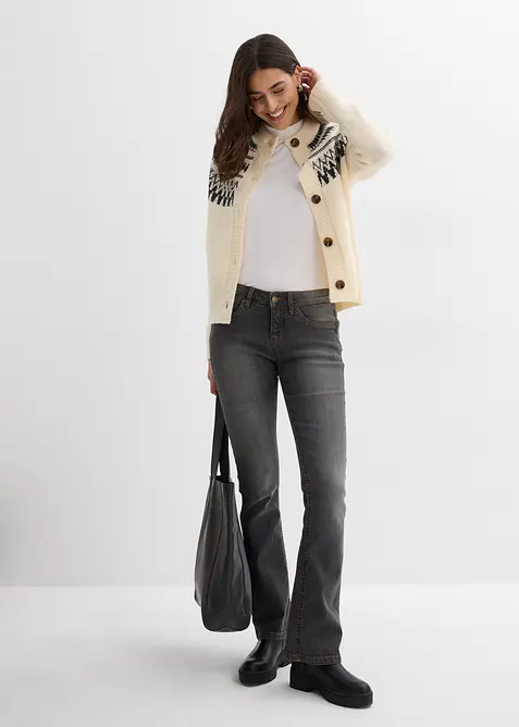 Gilet en maille norv&eacute;gien, bonprix