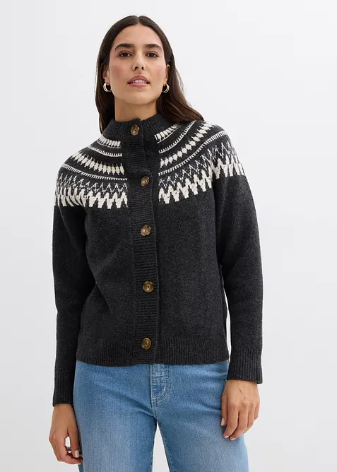 Gilet en maille norvégien, bonprix