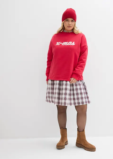 Sweat oversize en coton mélangé, bonprix