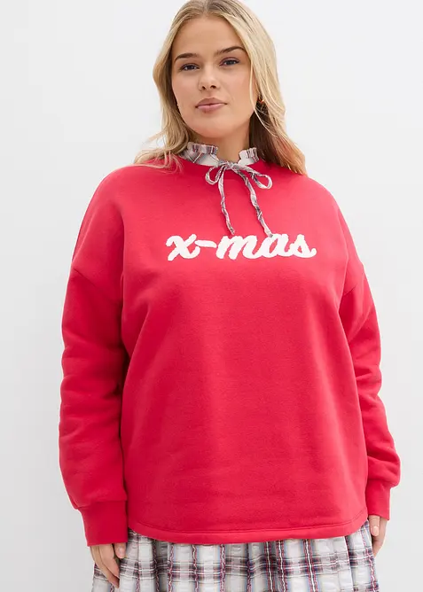 Sweat oversize en coton mélangé, bonprix