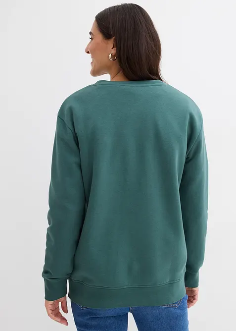 Sweat-shirt en coton mélangé, bonprix