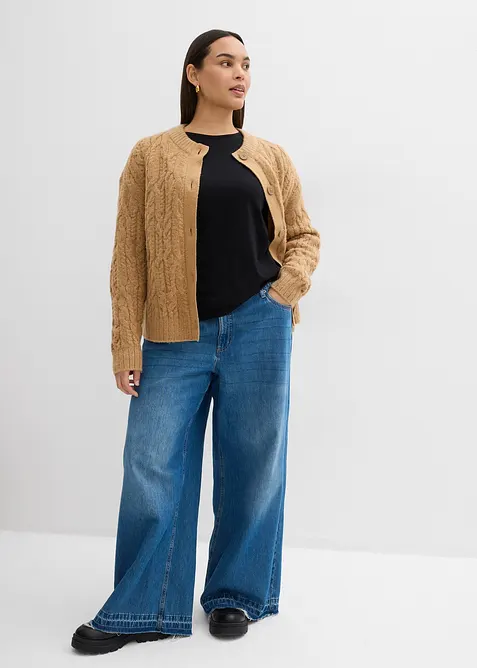 T-shirt manches longues 100% coton, bonprix