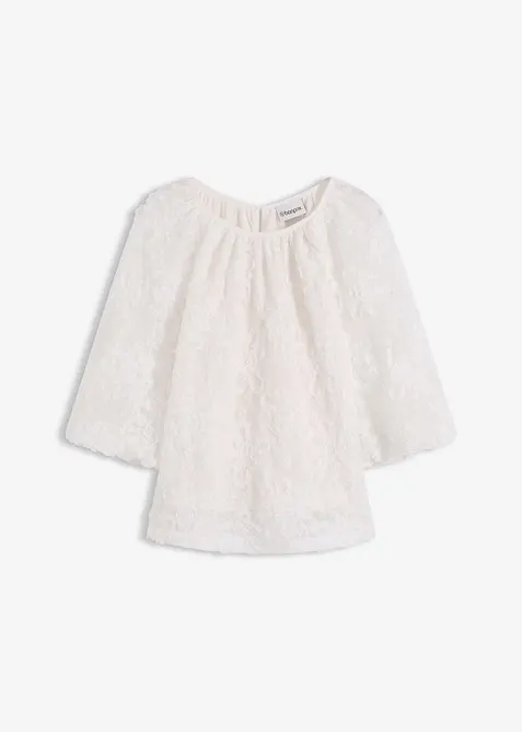 Blouse &agrave; motif floral textur&eacute;, bonprix