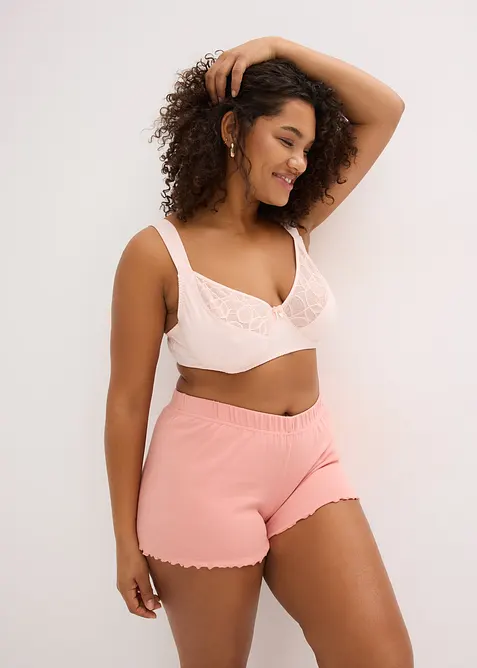 Lot de 2 soutiens-gorge &agrave; armatures et dentelle, bonprix