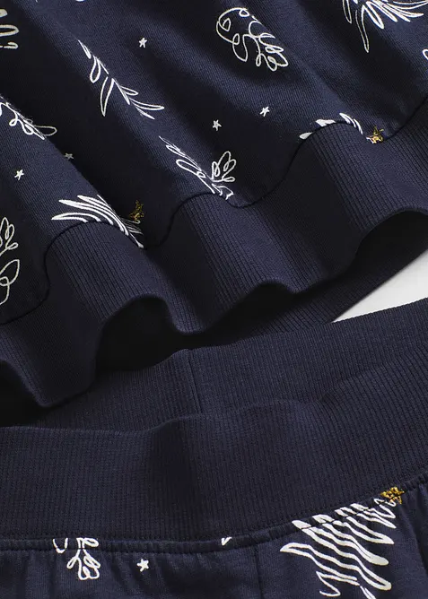 Pyjama 100% coton à imprimé brillant, bonprix