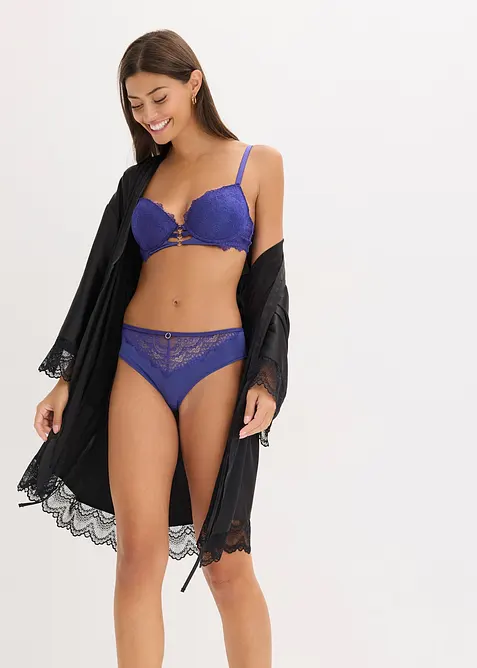 Slip br&eacute;silien en dentelle, bonprix