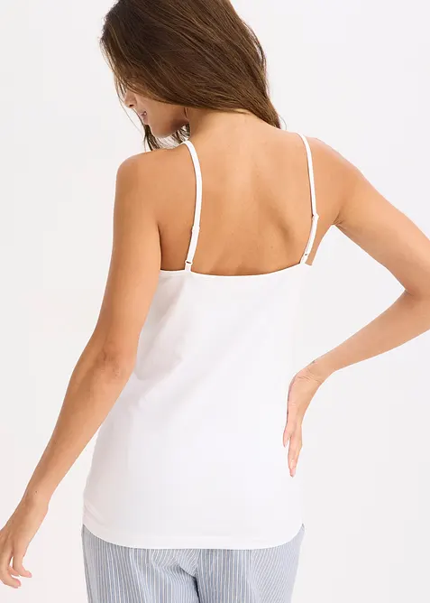 Lot de 2 caracos avec dentelle, bonprix