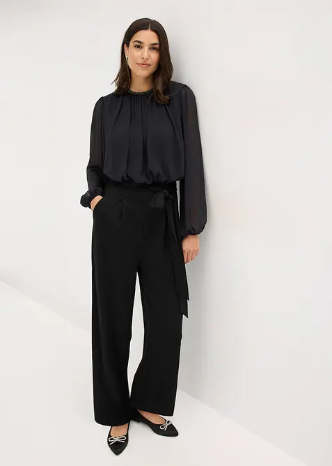 Combinaison en mousseline avec strass, bonprix