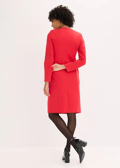 Robe blazer avec bordure en dentelle, bonprix