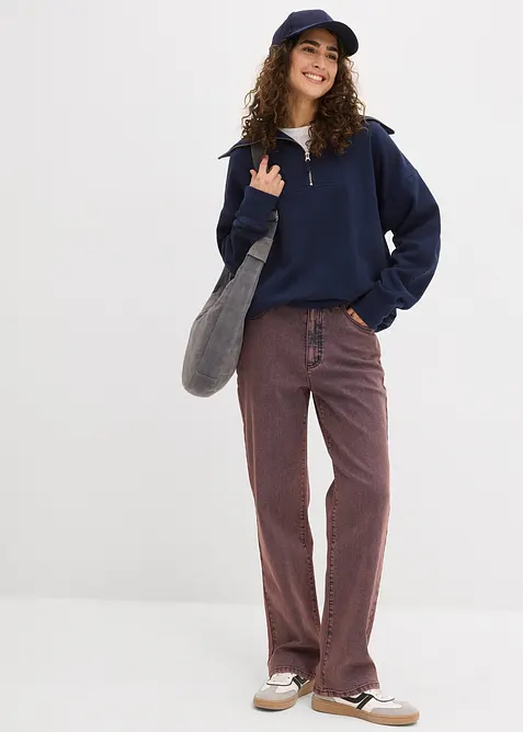 Pantalon twill délavé, bonprix