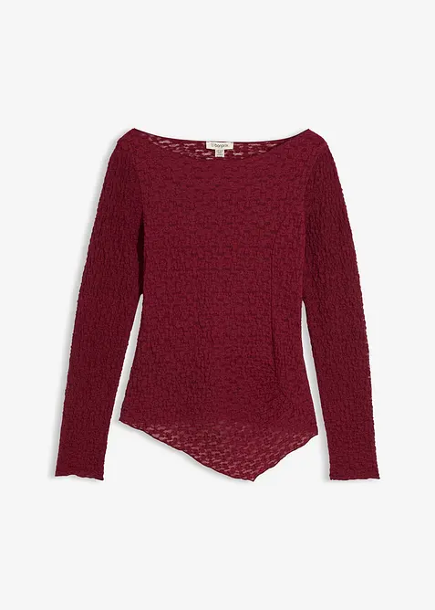 T-shirt manches longues en dentelle, bonprix