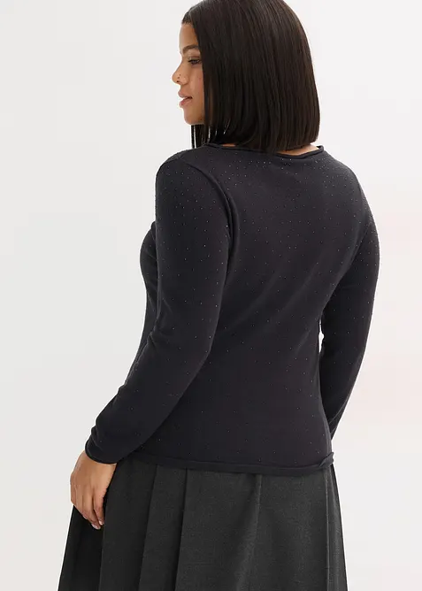 Pull fluide en fine maille fluide, viscose majoritaire, bonprix