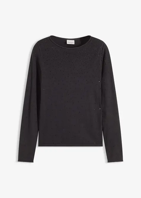 Pull fluide en fine maille fluide, viscose majoritaire, bonprix