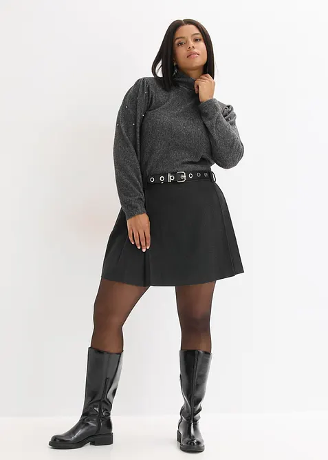 T-shirt manches longues en polaire fluide, bonprix