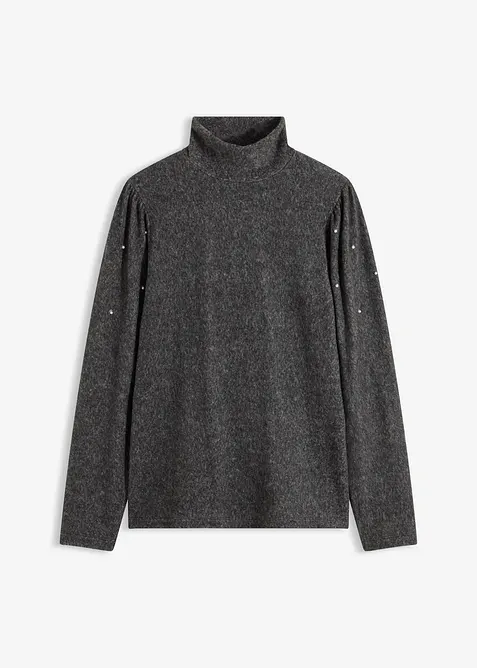 T-shirt manches longues en polaire fluide, bonprix