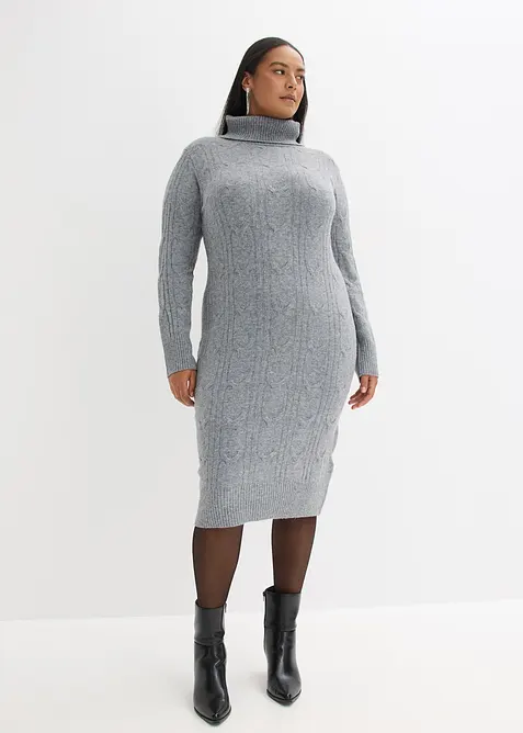 Robe en maille, bonprix