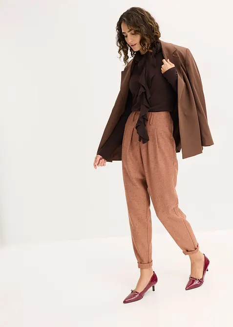 Pull fluide en fine maille de viscose mélangée, bonprix