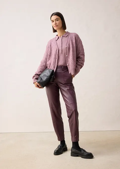 Gilet en maille ajourée, bonprix