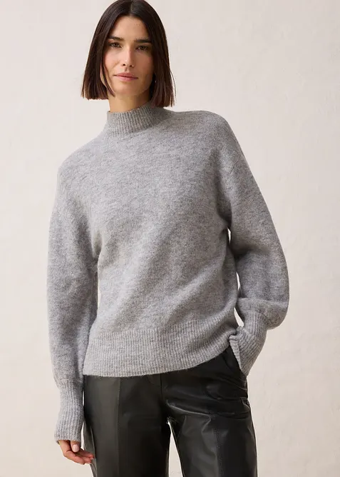 Pull avec laine d&rsquo;alpaga, bonprix