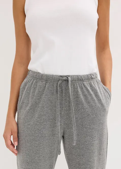 Lot de 2 pantalons de pyjama à poches latérales, bonprix