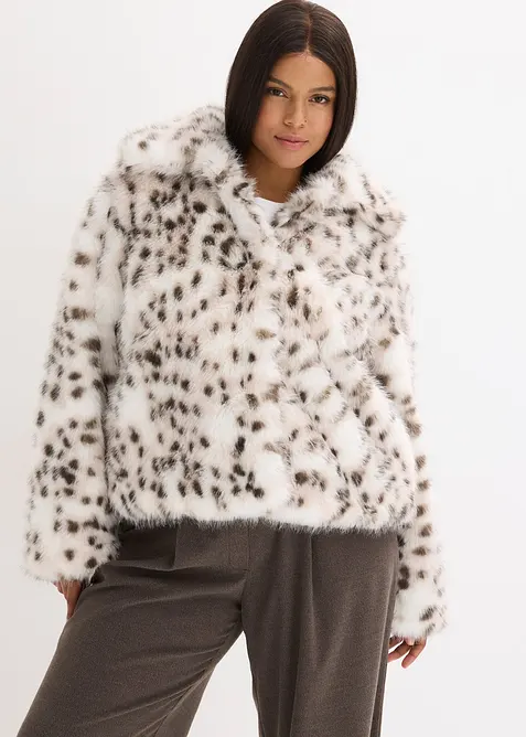 Veste en peluche, bonprix