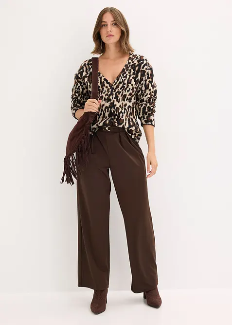 Gilet en maille Jacquard, bonprix