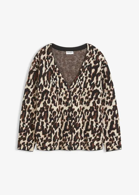 Gilet en maille Jacquard, bonprix