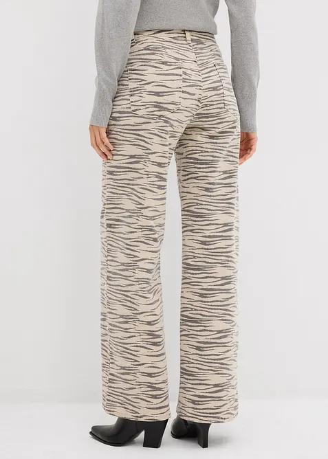 Pantalon en twill de coton extensible, bonprix