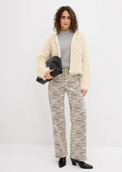 Pantalon en twill de coton extensible, bonprix