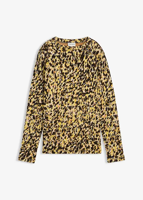 T-shirt en maille pr&egrave;s du corps, bonprix