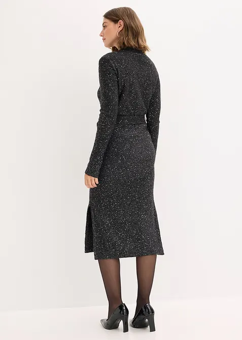 Robe en maille à sequins, bonprix