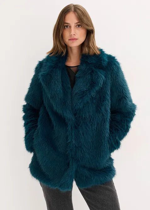 Veste en peluche, bonprix