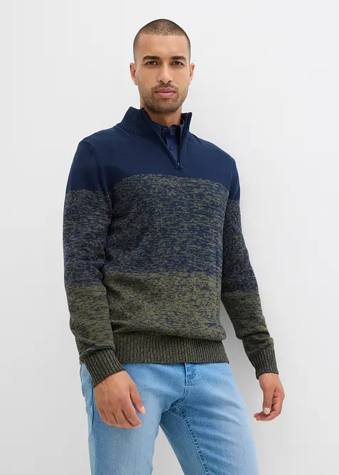 Pull camionneur doux en grosse maille, bonprix