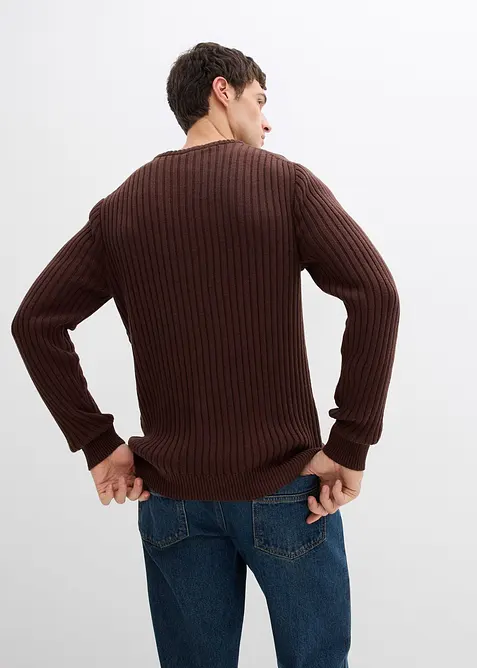 Pull côtelée, bonprix