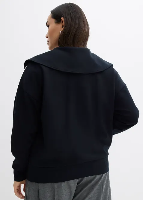 Sweat-shirt à col large, bonprix