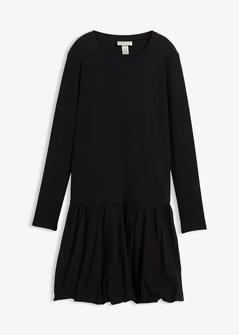 Robe en jersey avec jupe boule, bonprix