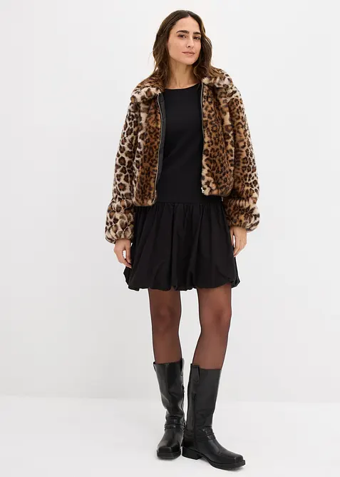 Robe en jersey avec jupe boule, bonprix