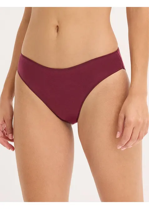 Lot de 4 slips coton, bonprix