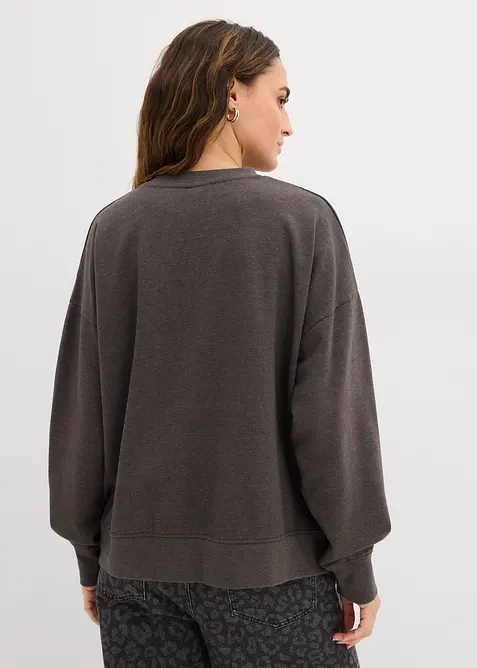 Sweat oversize en coton mélangé, bonprix