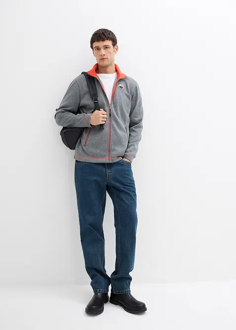 Veste en maille polaire à poches zippées, bonprix