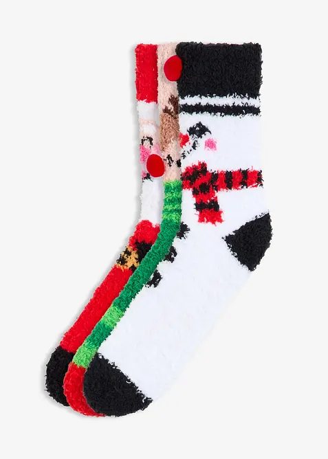 3 paires de chaussettes douillettes, bonprix