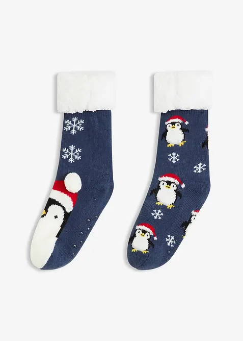 Chaussettes douillettes à doublure peluche, bonprix